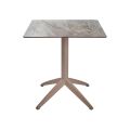 Стіл QUATRO FOLD 70X70 TAUPE-STONE1